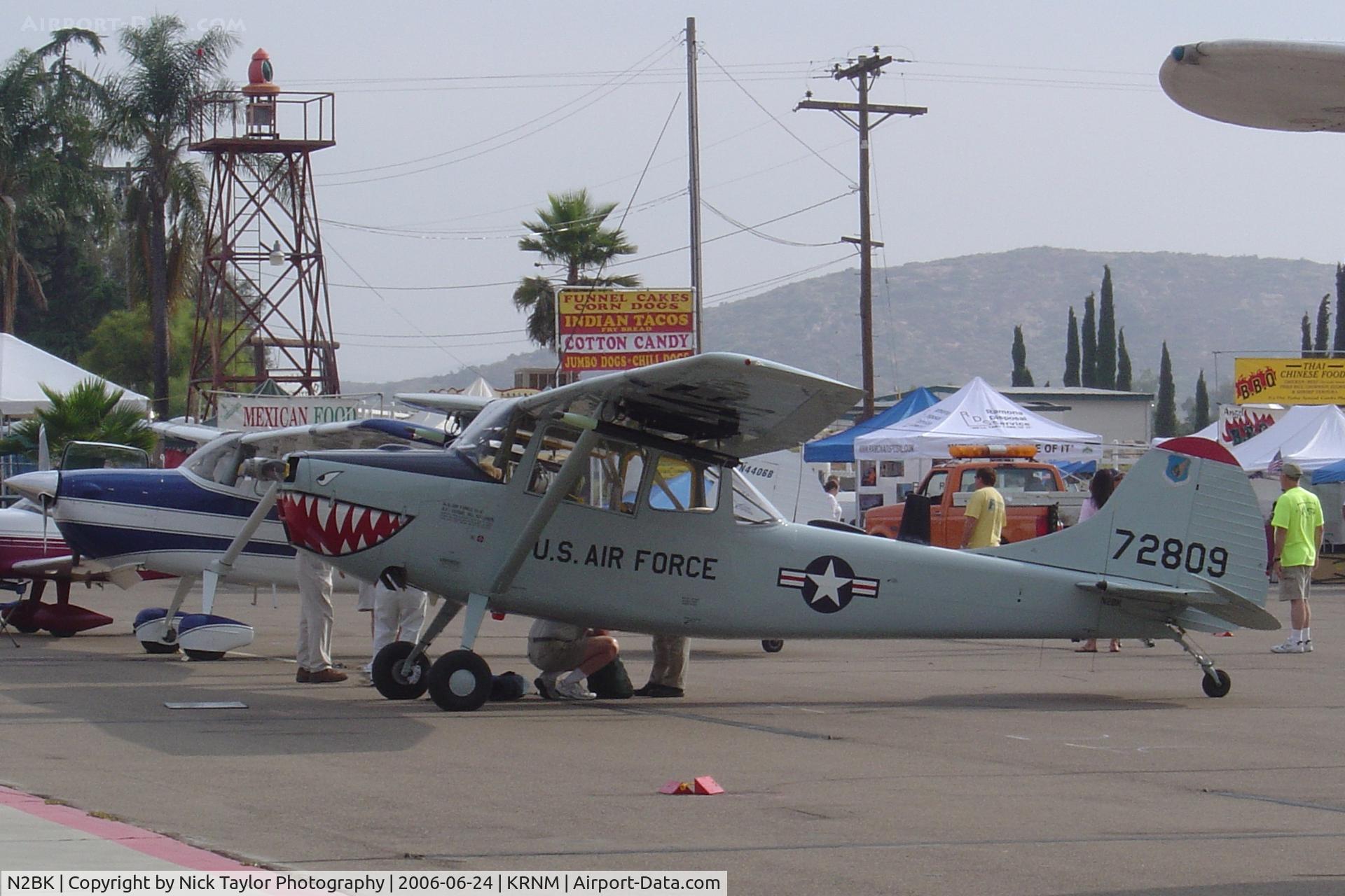 N2BK, 1951 Cessna L-19A (305A) Bird Dog C/N 21648, Ramona Air Fair 06'