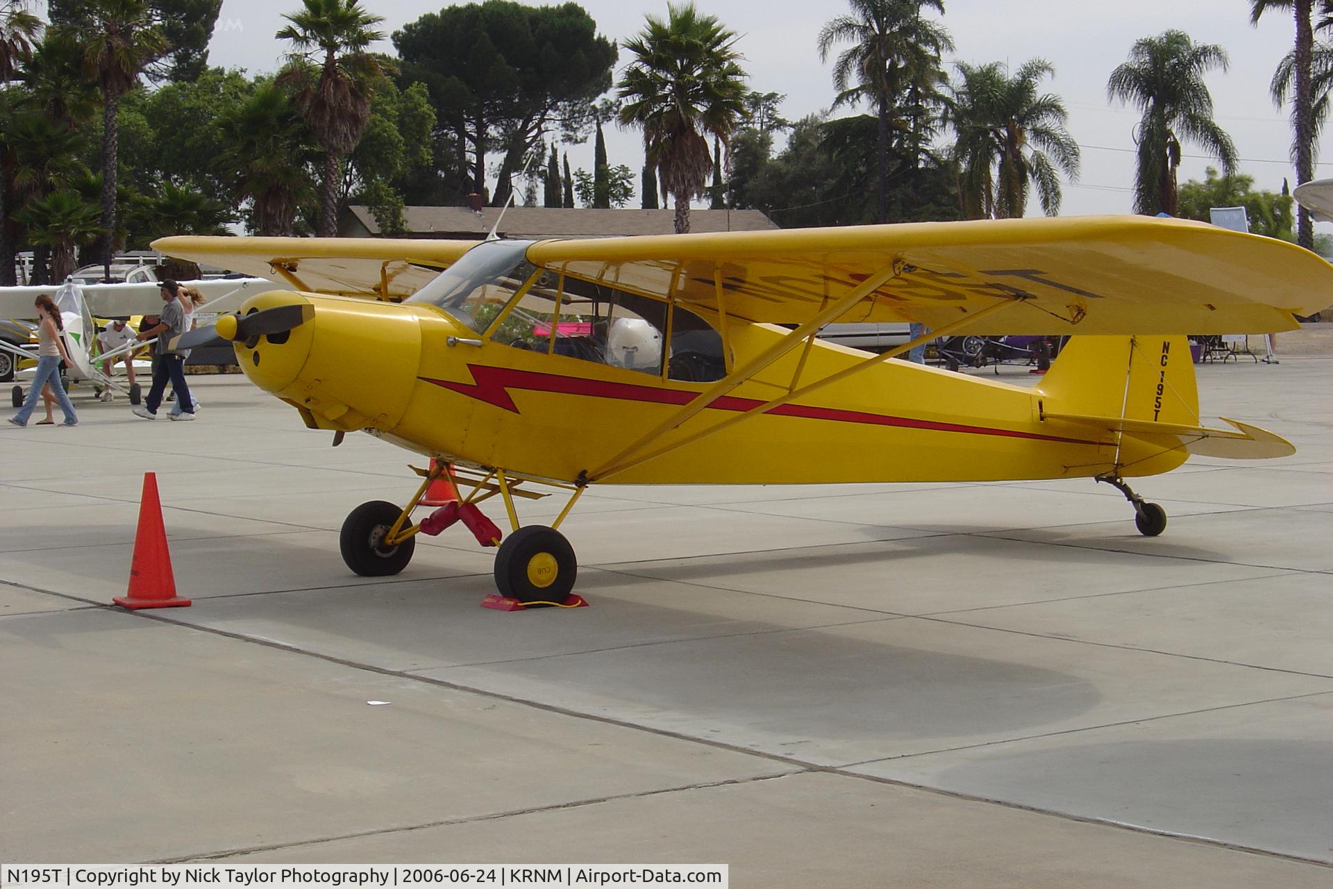 N195T, 1953 Piper PA-18 C/N 18-2309, Ramona Air Fair 06'