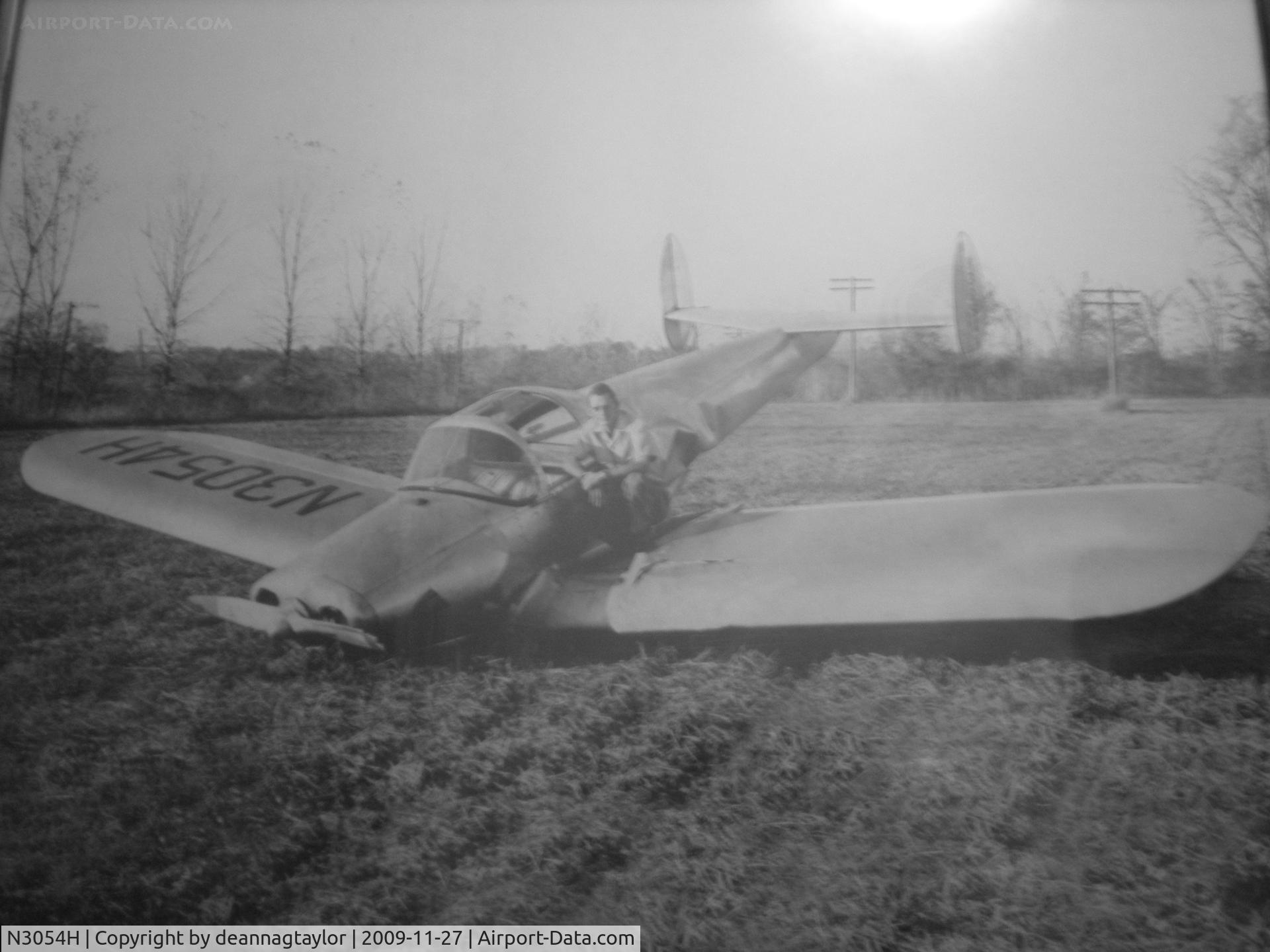 N3054H, 1946 Erco 415C Ercoupe C/N 3679, Belonged to my father - pic is where he crashed it in a soybean field in Canton, MO. in the early to mid '50's