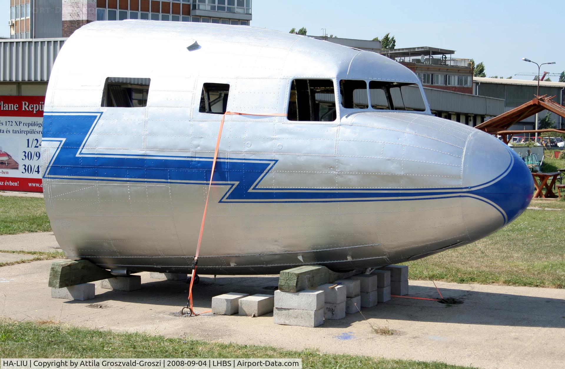 HA-LIU, 1951 Lisunov Li-2T C/N 18439306, Repainted and exhibited on the Budaörs airport.