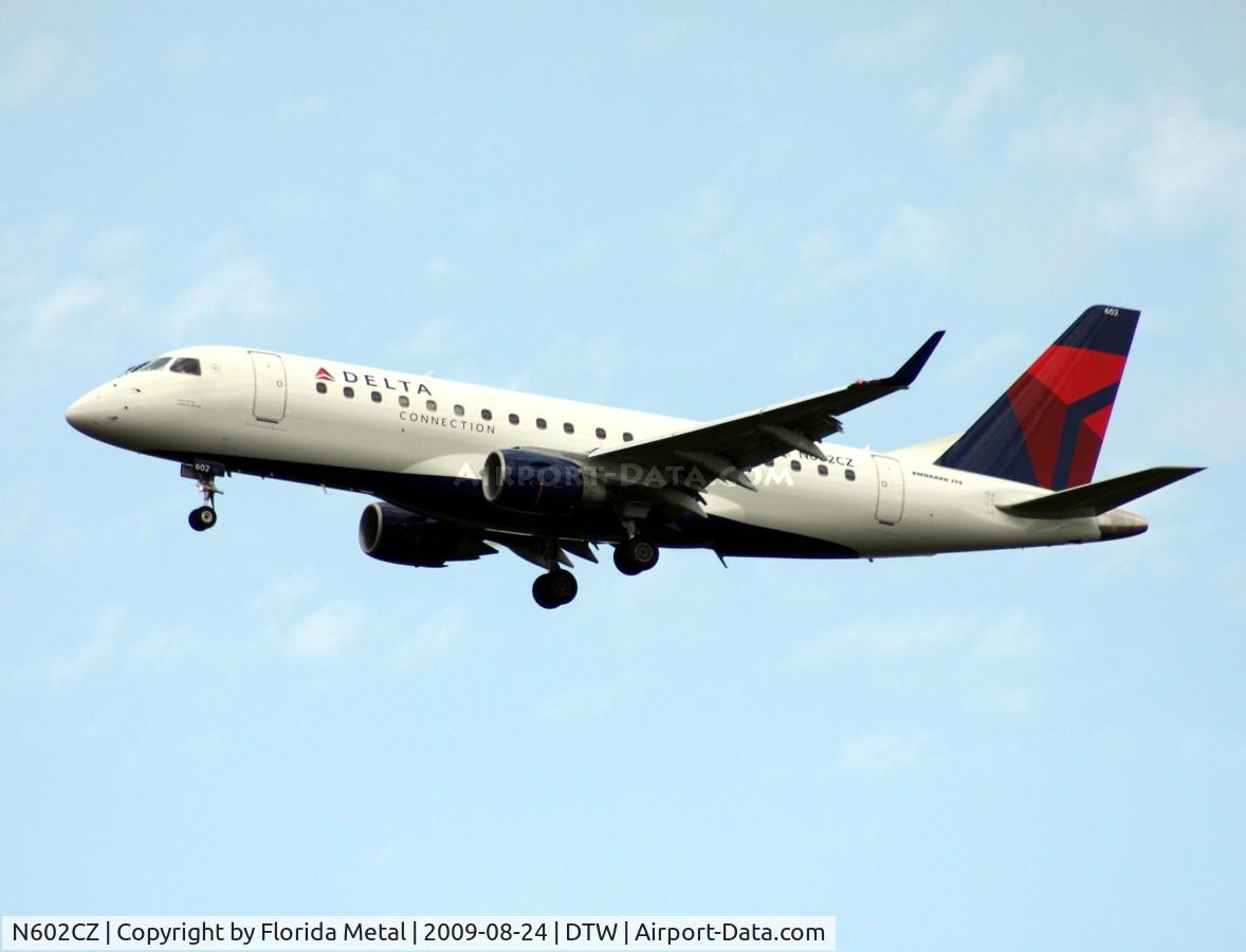 N602CZ, 2007 Embraer 175LR (ERJ-170-200LR) C/N 17000171, Compass Emb-175