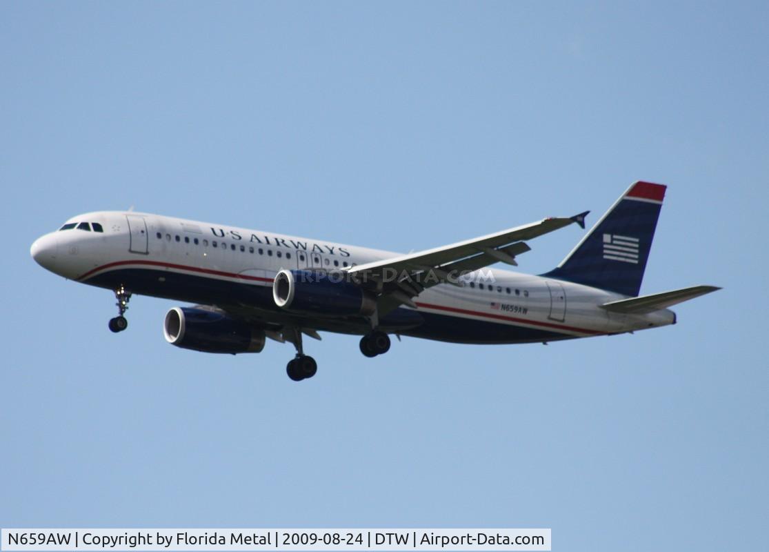 N659AW, 2000 Airbus A320-232 C/N 1166, US Airways A320