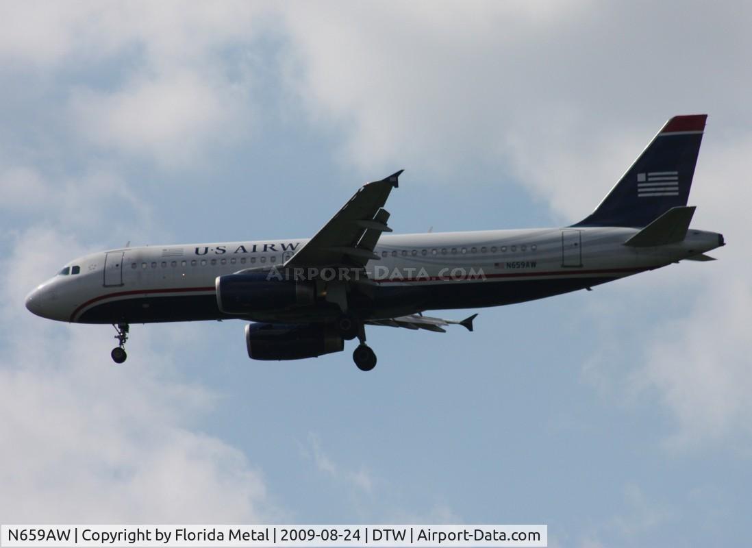 N659AW, 2000 Airbus A320-232 C/N 1166, US Airways A320