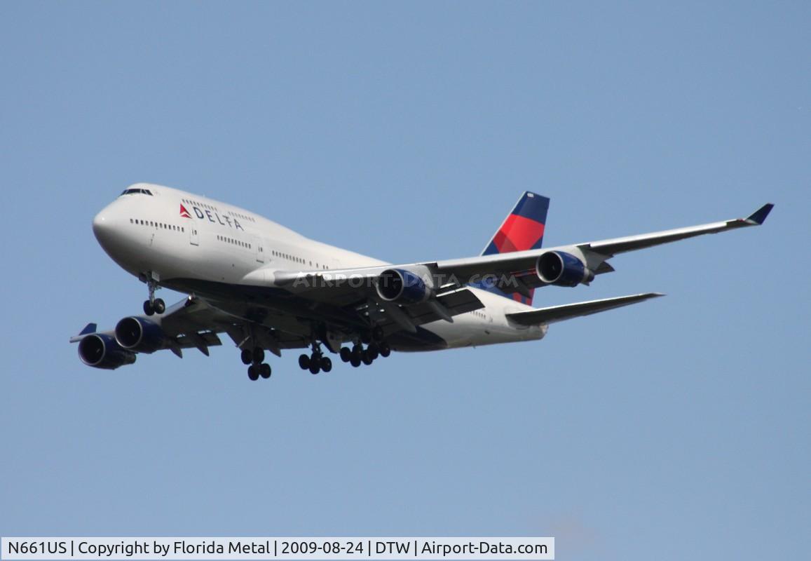 N661US, 1989 Boeing 747-451 C/N 23719, Delta 747-400