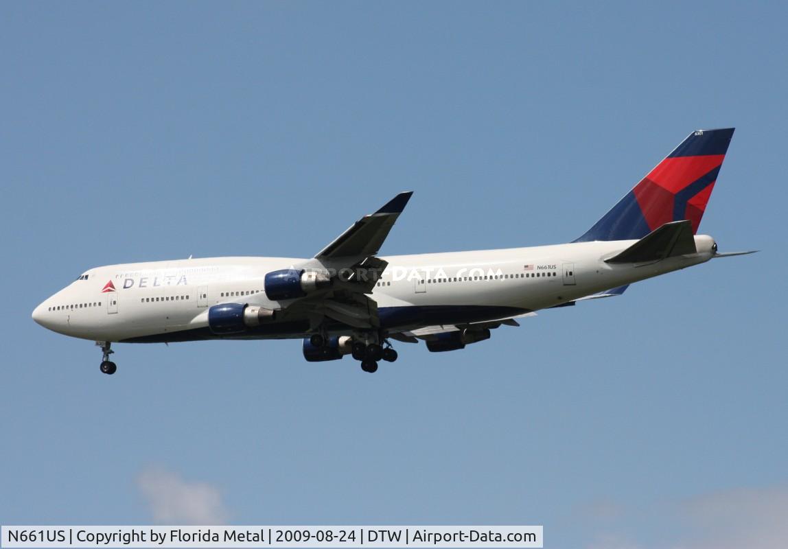 N661US, 1989 Boeing 747-451 C/N 23719, Delta 747-400
