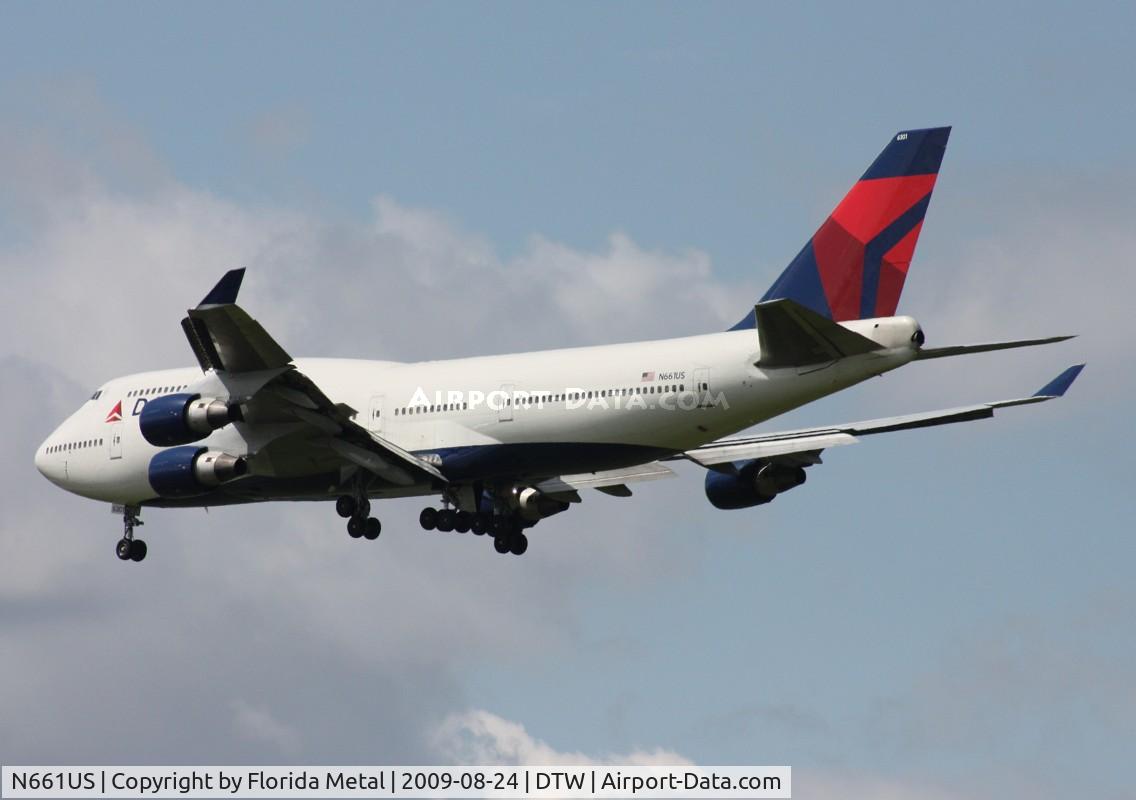 N661US, 1989 Boeing 747-451 C/N 23719, Delta 747-400