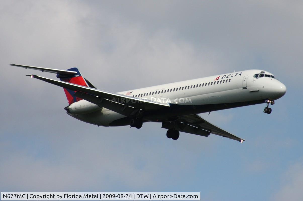 N677MC, 1977 McDonnell Douglas DC-9-51 C/N 47756, Delta DC-9-50