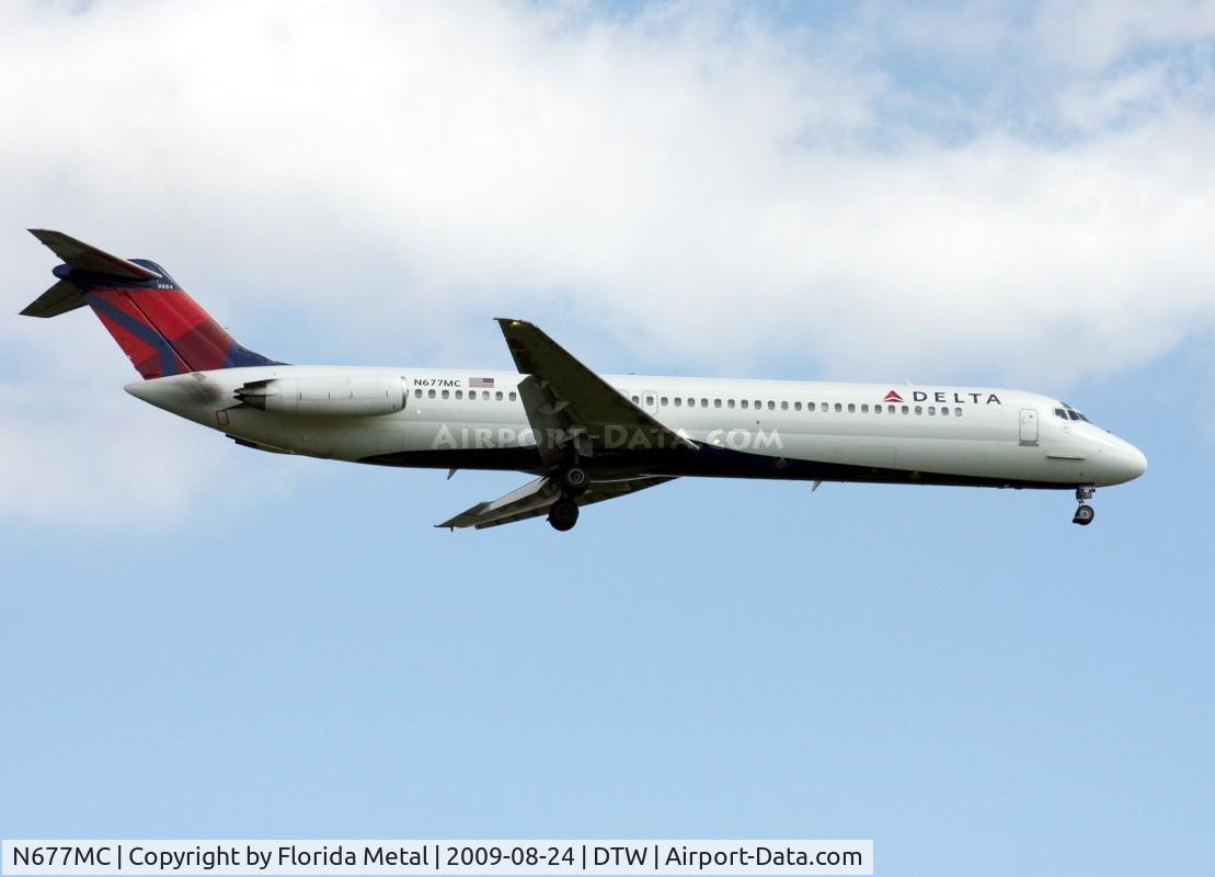 N677MC, 1977 McDonnell Douglas DC-9-51 C/N 47756, Delta DC-9-50
