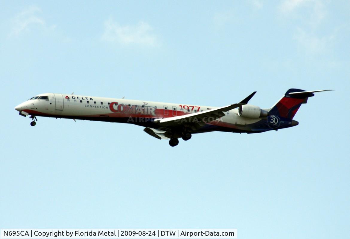 N695CA, 2006 Bombardier CRJ-900ER (CL-600-2D24) C/N 15097, Comair CRJ-900 30th Anniversary