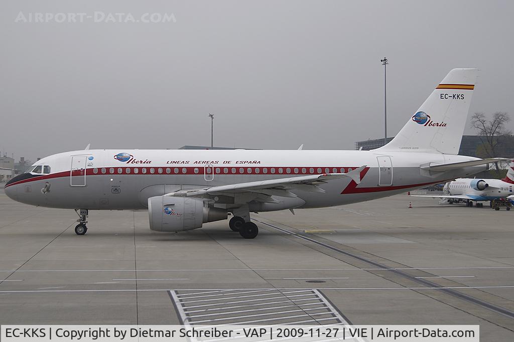 EC-KKS, 2007 Airbus A319-111 C/N 3320, Iberia Airbus 319