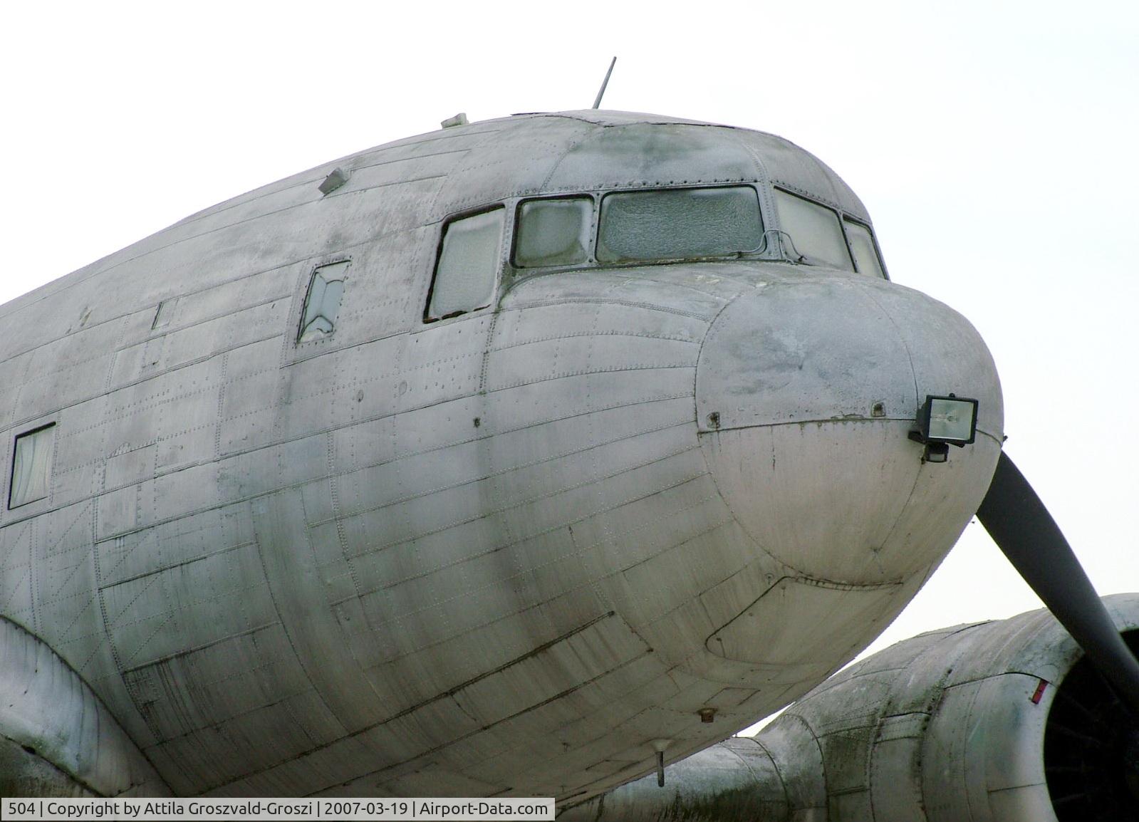 504, 1951 Lisunov Li-2P C/N 18439504, His environment it was purified, it was put right, the machine received worthier place with this.