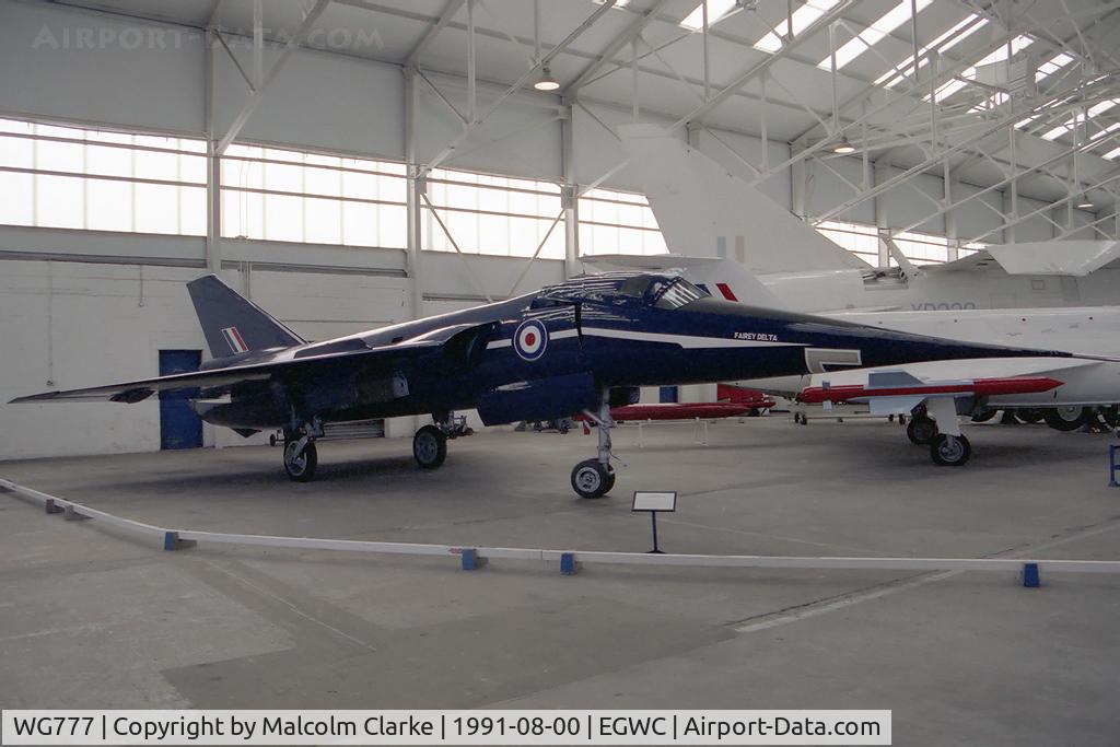 WG777, 1956 Fairey Delta FD2 C/N F9422, Fairey FD2 at The Aerospace Museum, RAF Cosford.