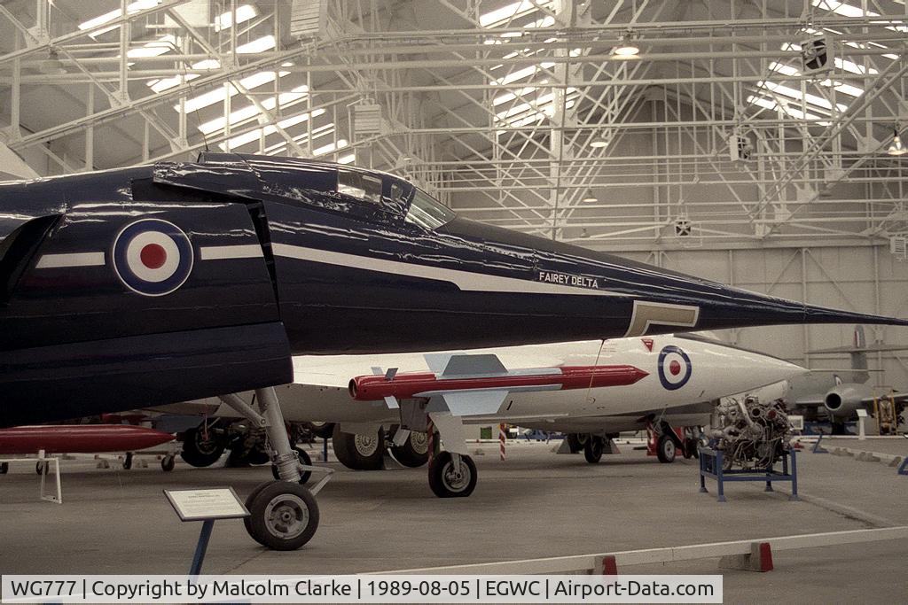 WG777, 1956 Fairey Delta FD2 C/N F9422, Fairey FD2 at The Aerospace Museum, RAF Cosford.