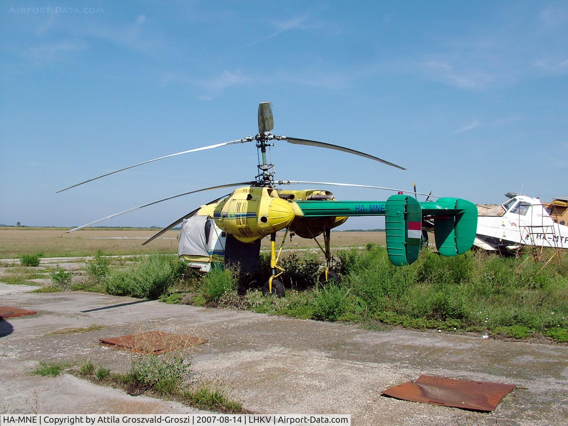 HA-MNE, 1974 Kamov Ka-26 Hoodlum C/N 7404418, Kaposújlak airport, Hungary