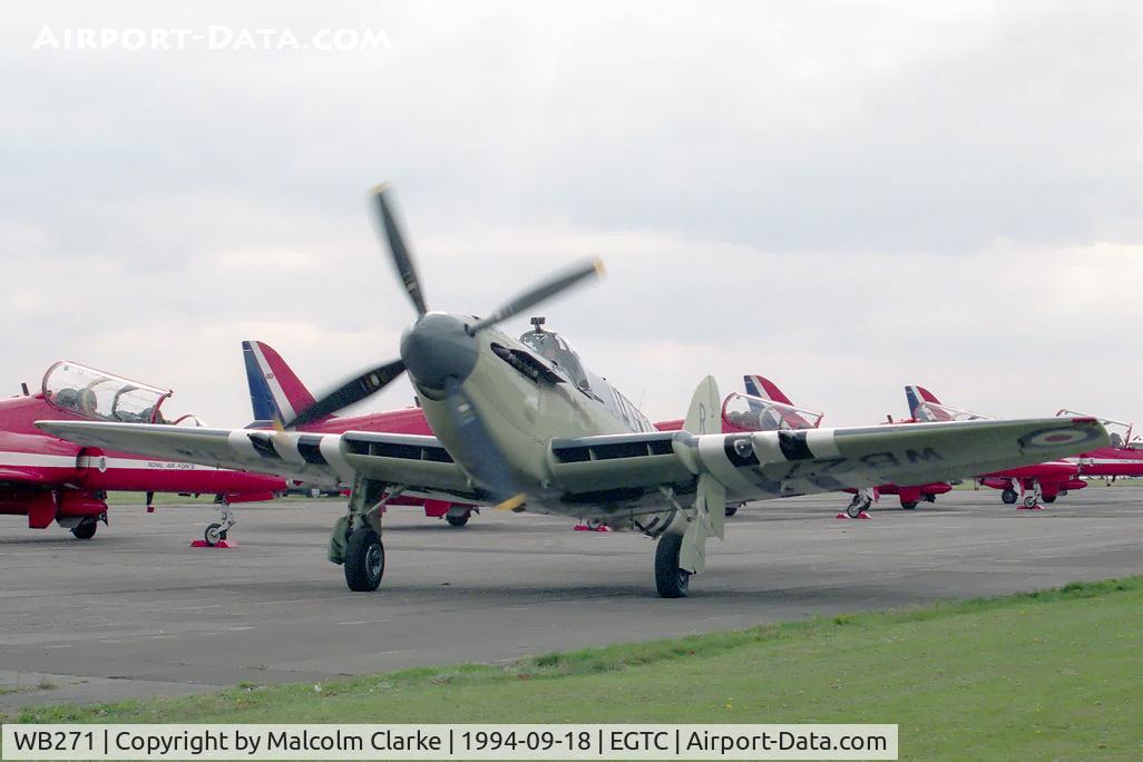 WB271, 1949 Fairey Firefly AS.5 C/N F.8497, Fairey Firefly AS5 at Cranfield's Airshow and Helifest in 1994.