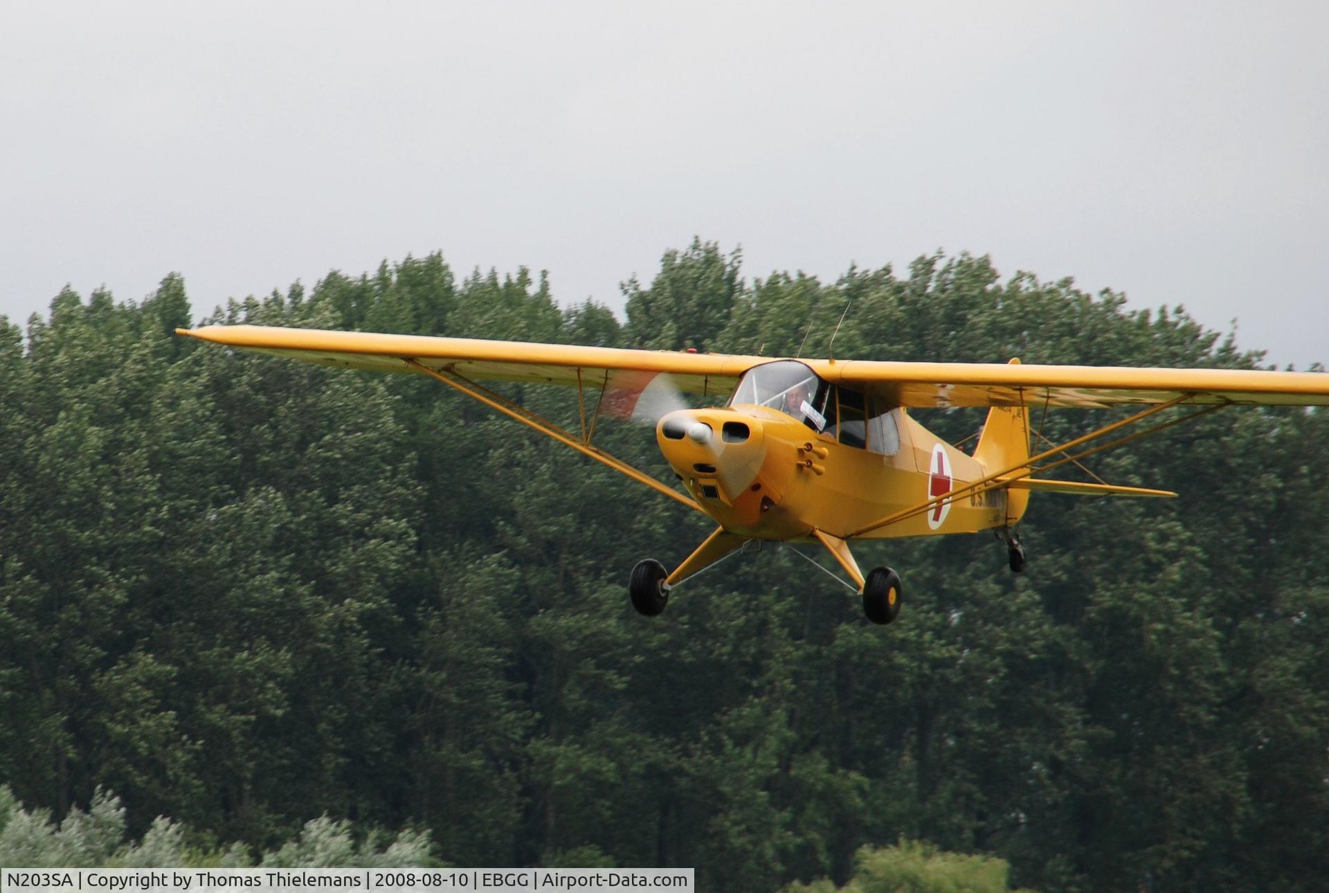 N203SA, 1943 Piper J-5C Cub Cruiser Cub Cruiser C/N 5-1477, Opendeur VZP 2008