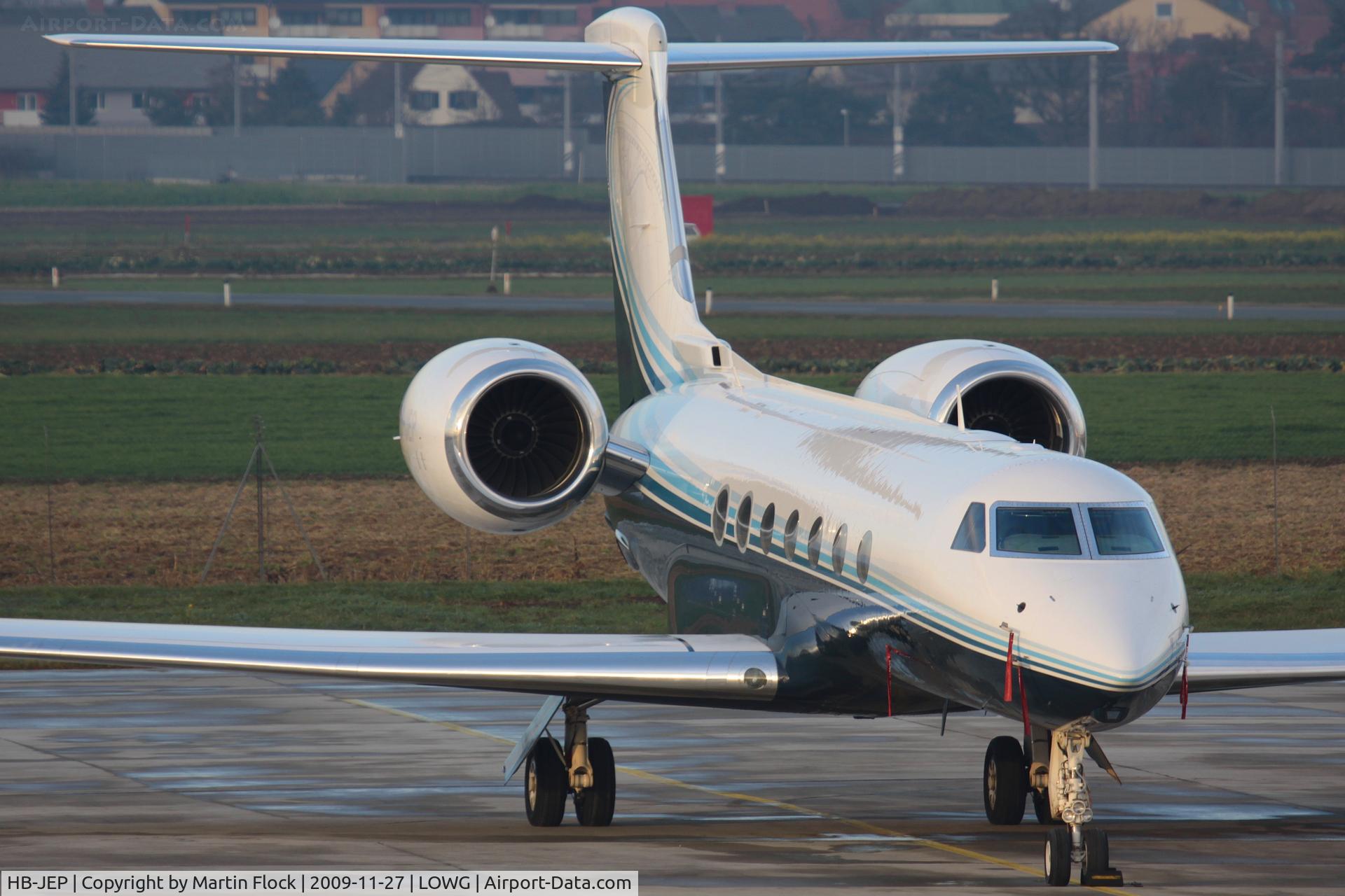 HB-JEP, 2005 Gulfstream Aerospace GV-SP (G550) C/N 5070, .