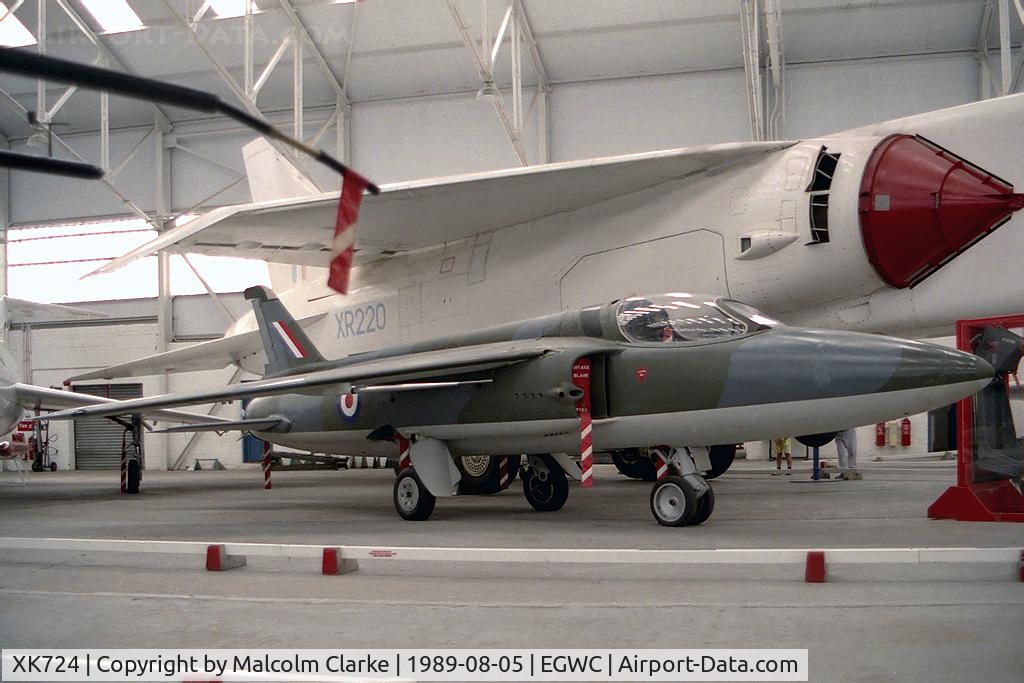 XK724, 1956 Folland Gnat F.1 (Fo-141) C/N FL2, Folland Gnat F1 at The Aerospace Museum, RAF Cosford.