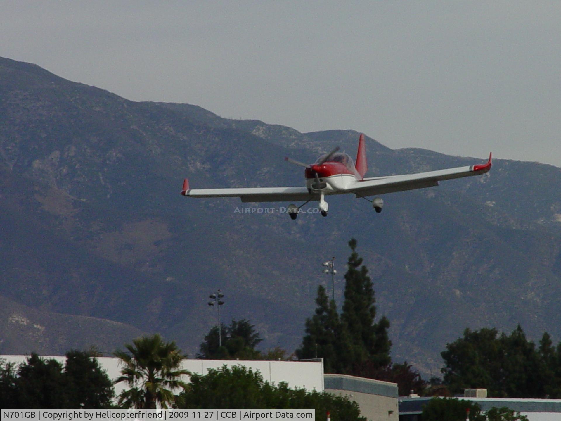 N701GB, 2007 Aero AT-4 LSA C/N AT4-001, On final to runway 24