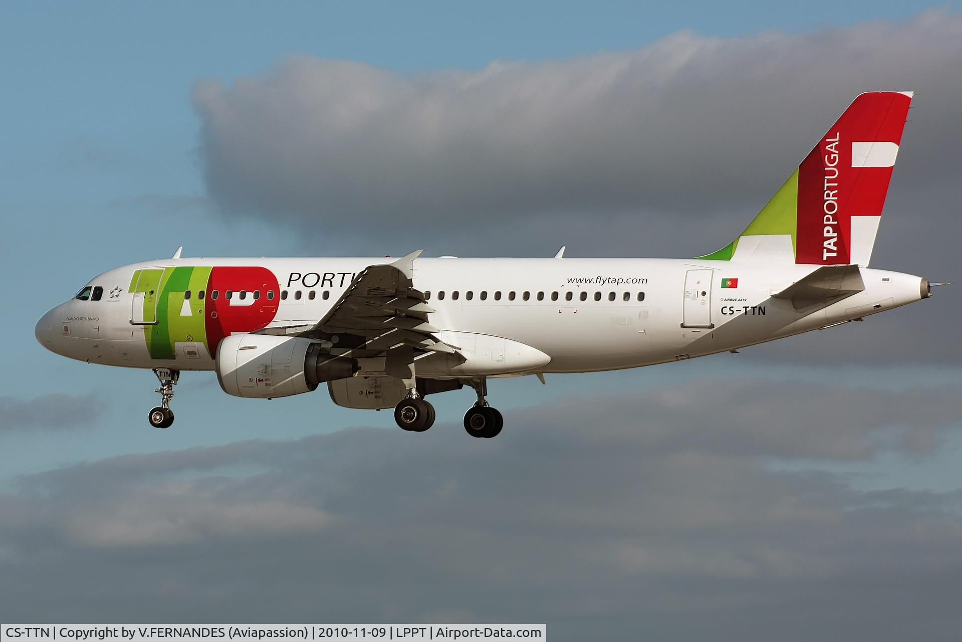 CS-TTN, 1999 Airbus A319-111 C/N 1120, TAP