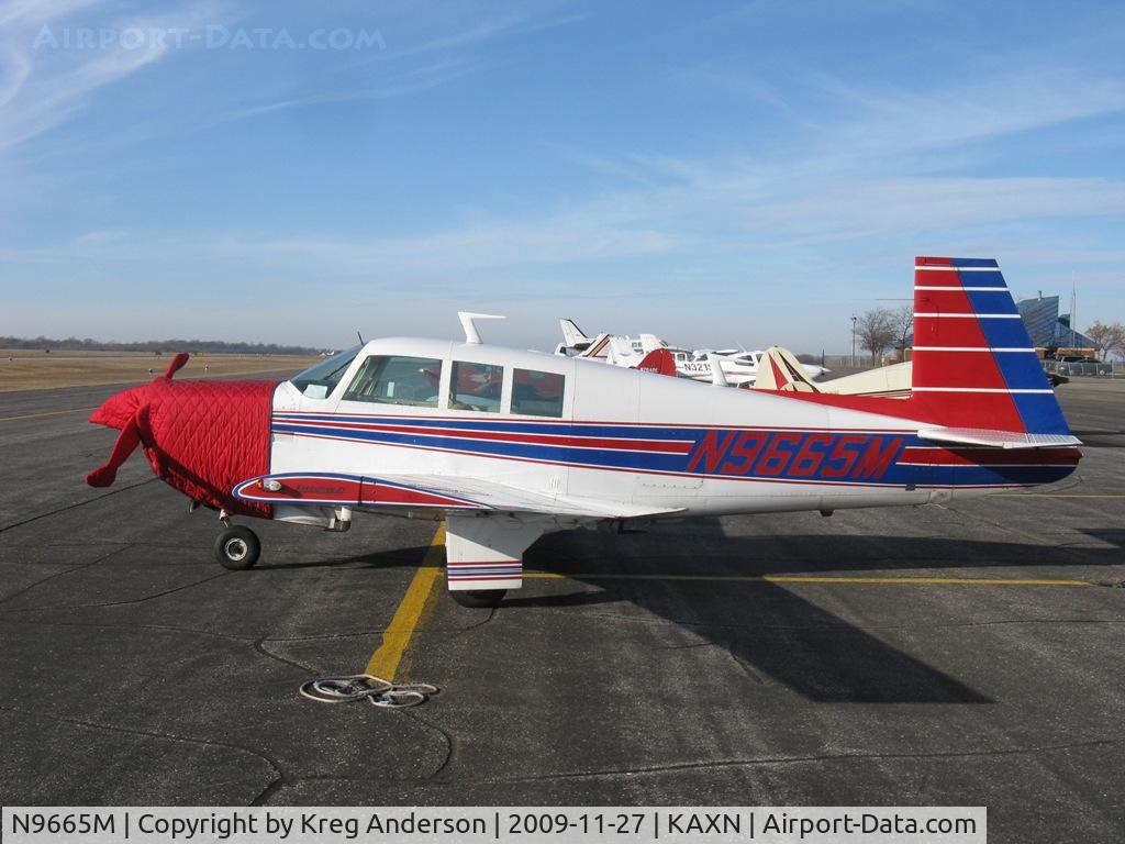 N9665M, 1966 Mooney M20F Executive C/N 670242, 1966 Mooney M20F Executive sitting on the ramp on the day after Thanksgiving.