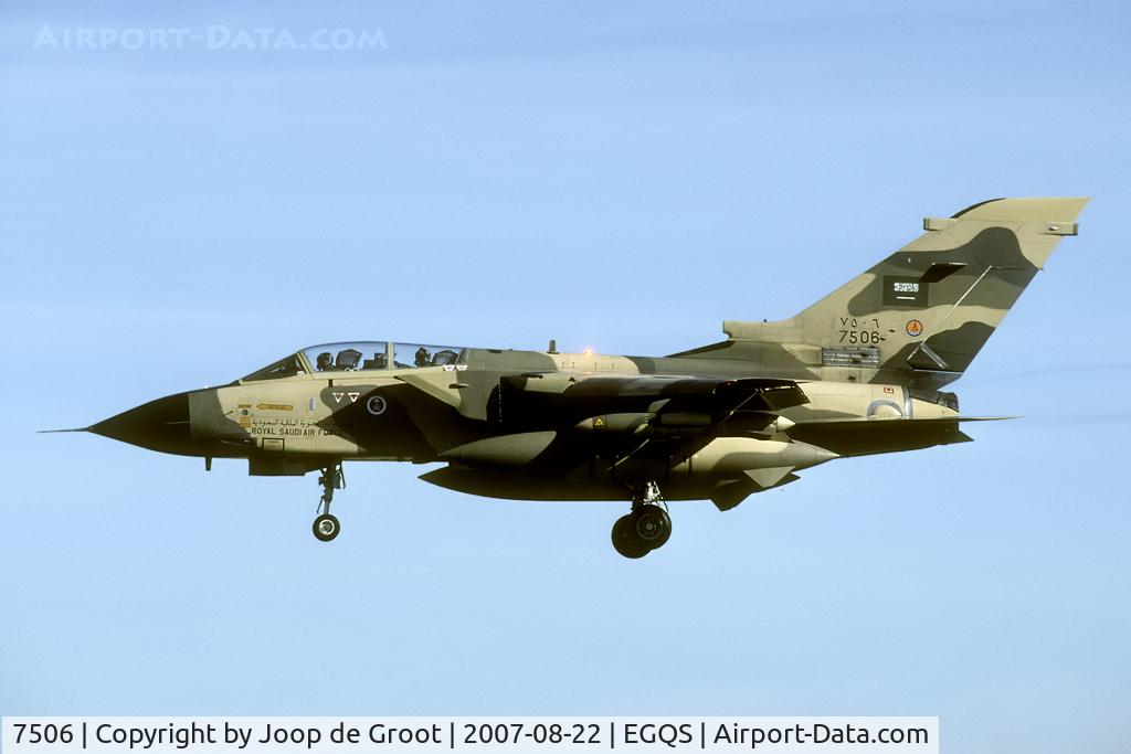 7506, Panavia Tornado IDS C/N 948/CS043/3489, Late afternoon arrivel of the Saudi Tornadoes. They did arrive in glorious weather.