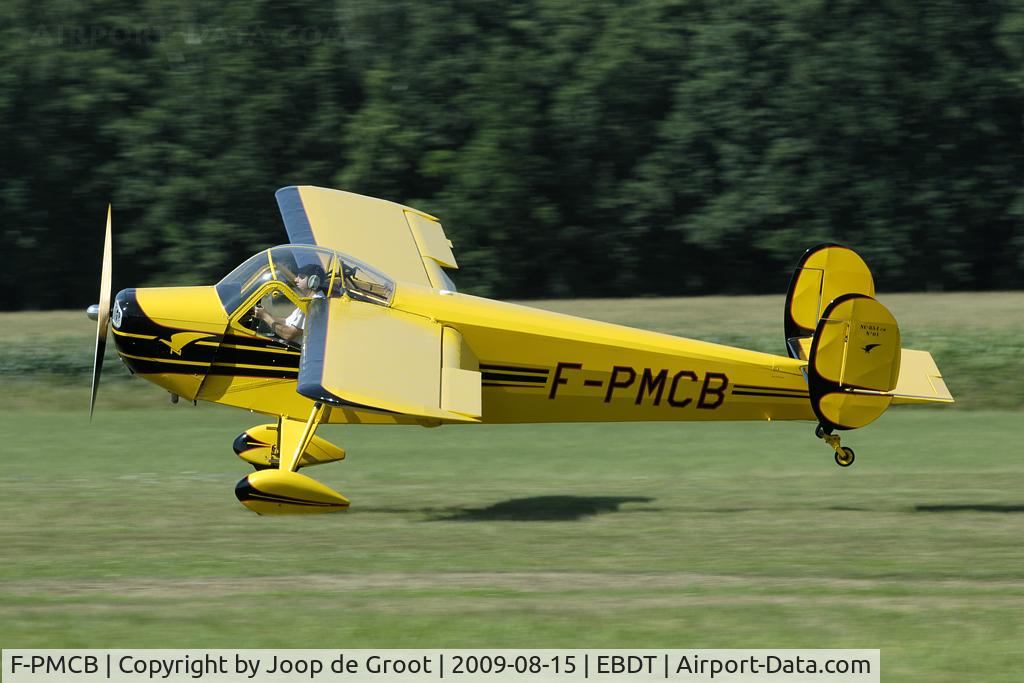 F-PMCB, Nord NC-854CM Norvigie C/N 01, A heavy gust of cross wind made this old timer almost turn over. The pilot was quick to correct.