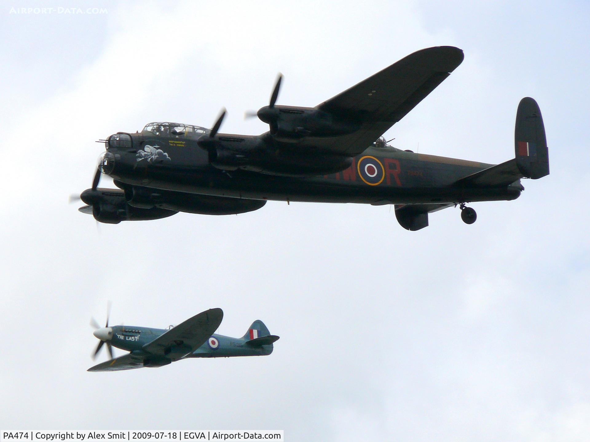 PA474, 1945 Avro 683 Lancaster B1 C/N VACH0052/D2973, Avro 683 Lancaster B1 PA474/HWR Battle of Britain Memorial Flight 