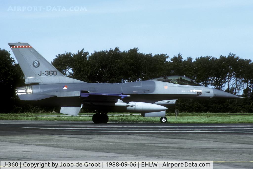 J-360, 1984 General Dynamics F-16AM Fighting Falcon C/N 6D-117, This F-16 was sold to Chile in 2007.