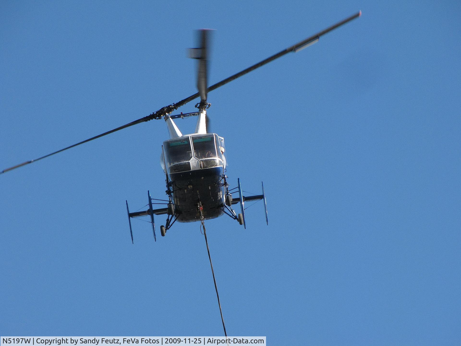 N5197W, 1958 Kaman HH-43F Huskie C/N 45, Logging in Washoe Valley, NV