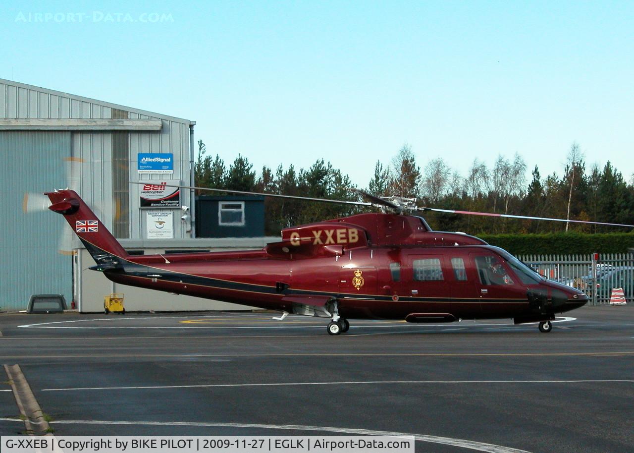 G-XXEB, 2009 Sikorsky S-76C C/N 760753, ROYAL FLIGHT S76C TAXYING TO THE PUMPS