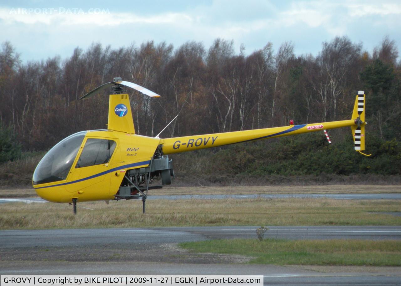 G-ROVY, 1999 Robinson R22 Beta C/N 2957, CABAIR R22
