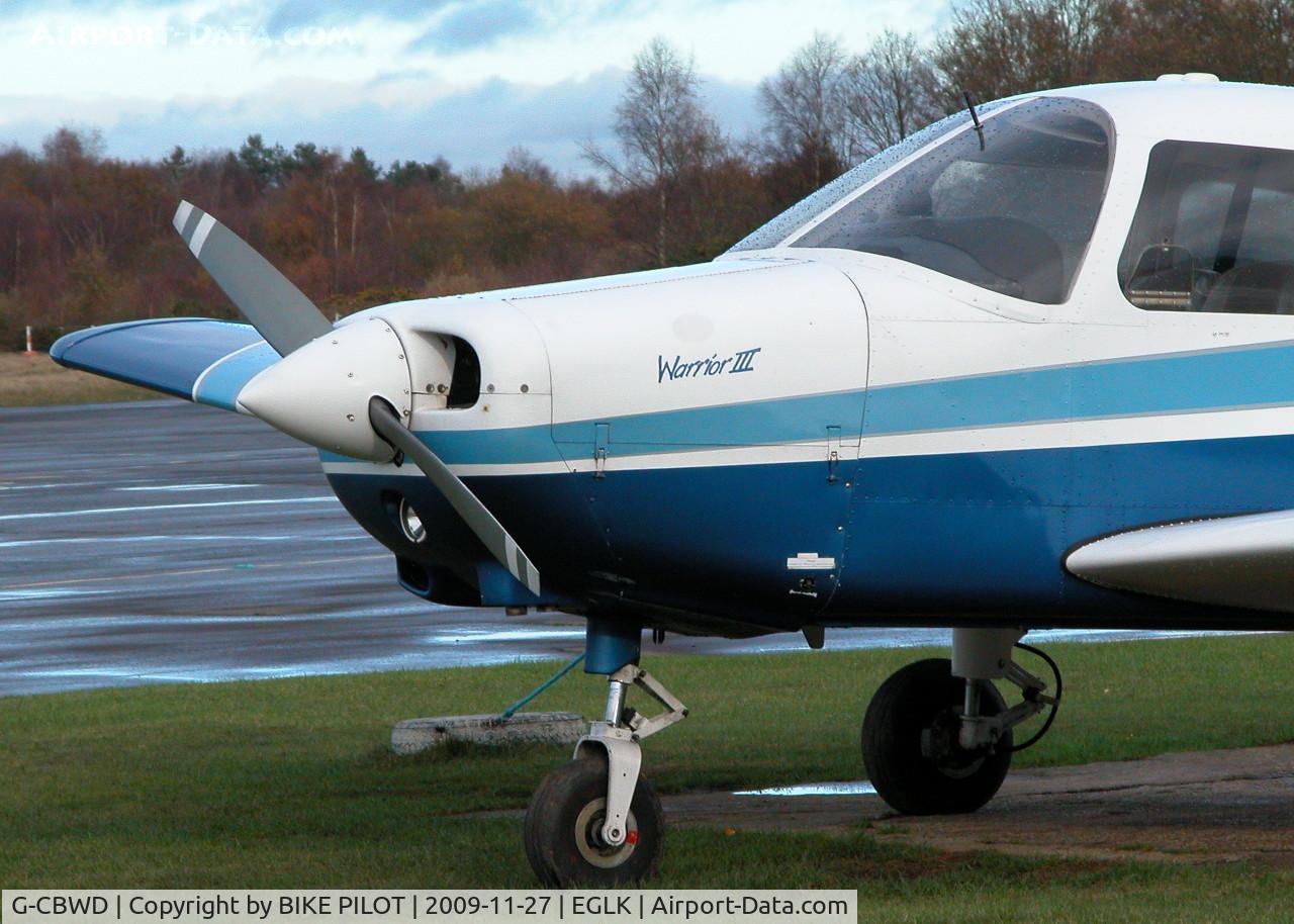 G-CBWD, 2002 Piper PA-28-161 Cherokee Warrior III C/N 2842160, CABAIR TRAINER