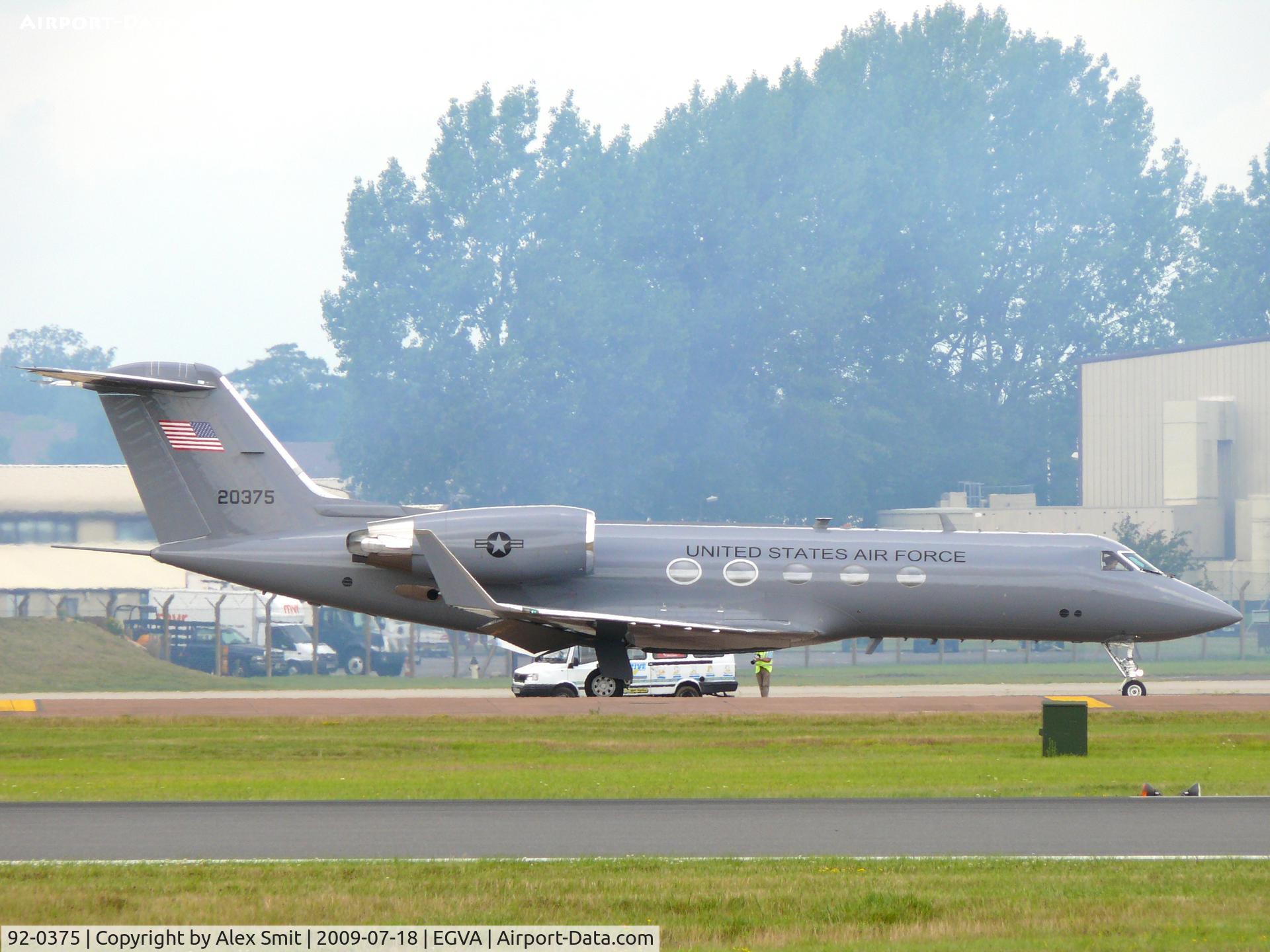 92-0375, 1992 Gulfstream Aerospace C-20H (Gulfstream III) C/N 1256, Gulfstream Aerospace Gulfstream IVSP 92-0375 US Air Force