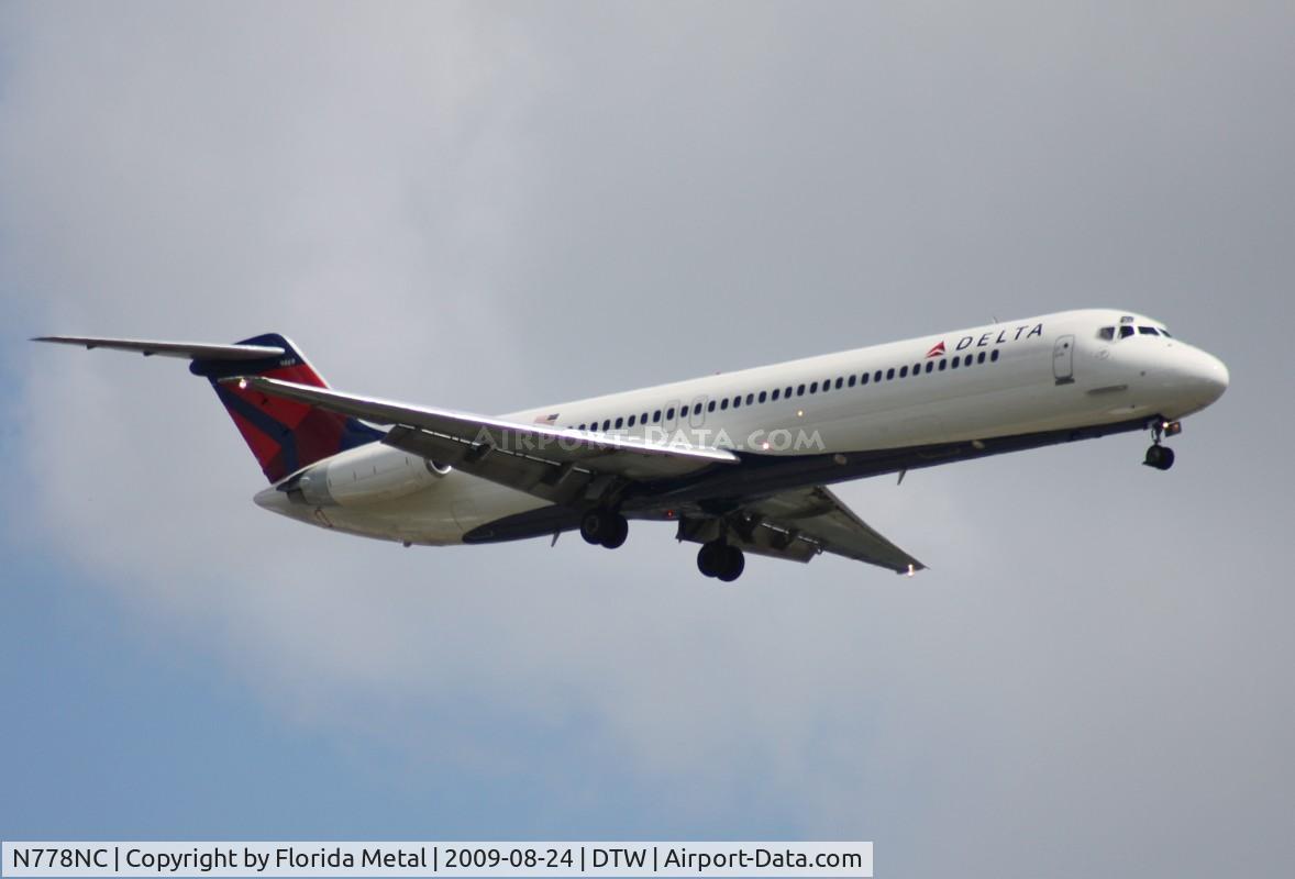 N778NC, 1979 McDonnell Douglas DC-9-51 C/N 48100, Delta DC-9-51