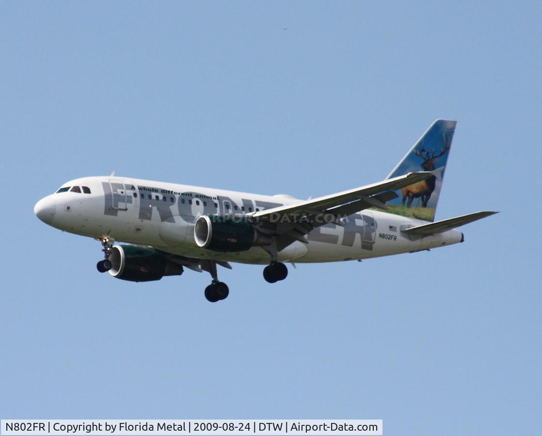 N802FR, 2003 Airbus A318-111 C/N 1991, 