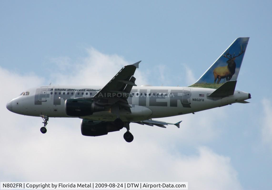 N802FR, 2003 Airbus A318-111 C/N 1991, Frontier 