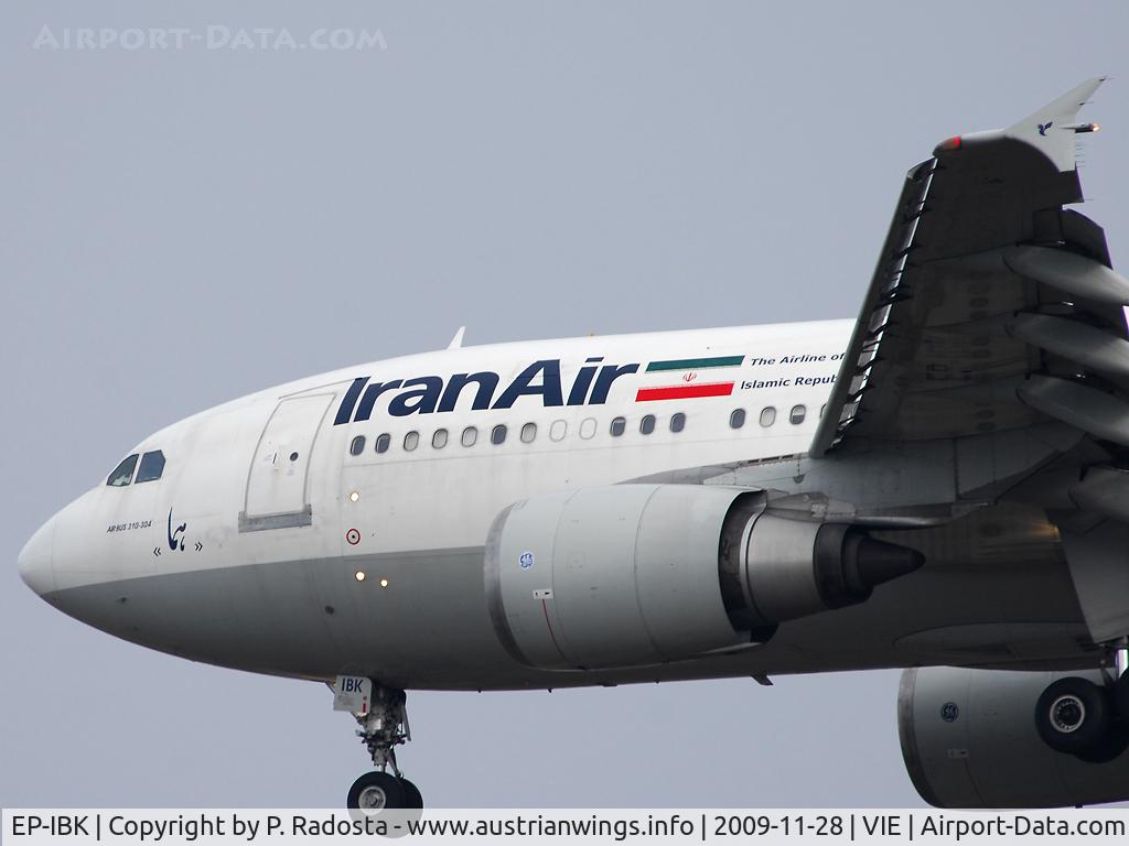 EP-IBK, 1993 Airbus A310-304 C/N 671, A 310-304 Iran Air
