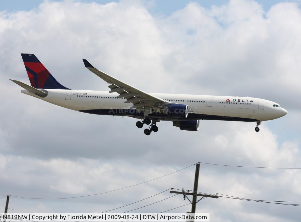 N819NW, 2007 Airbus A330-323 C/N 0858, Delta A330-300