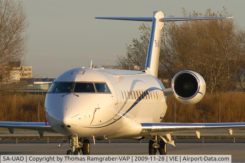 5A-UAD, 2009 Bombardier Challenger 850 (CL-600-2B19) C/N 8087, United Aviation Canadair Regionaljet