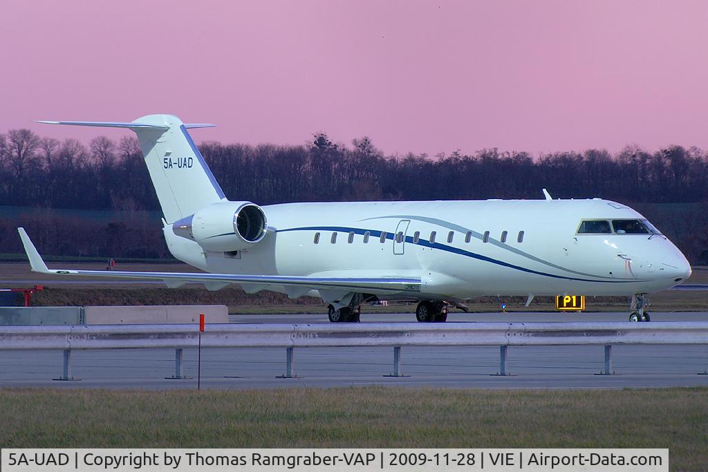 5A-UAD, 2009 Bombardier Challenger 850 (CL-600-2B19) C/N 8087, United Aviation Canadair Regionaljet