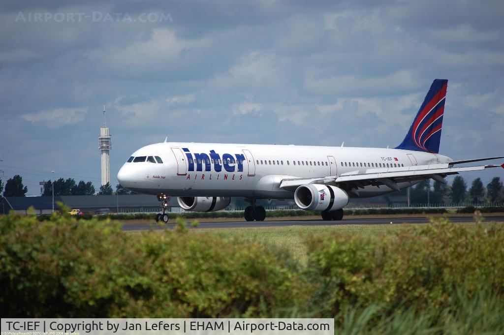 TC-IEF, 1999 Airbus A321-231 C/N 968, Inter Airlines Airbus A321