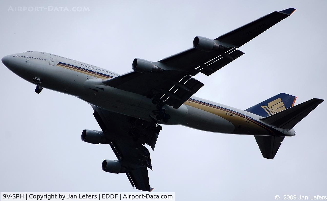 9V-SPH, 1996 Boeing 747-412 C/N 26555, Singapore Airlines B747