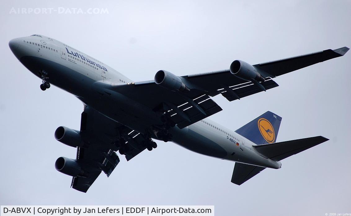 D-ABVX, 1999 Boeing 747-430 C/N 29868, Lufthansa B747