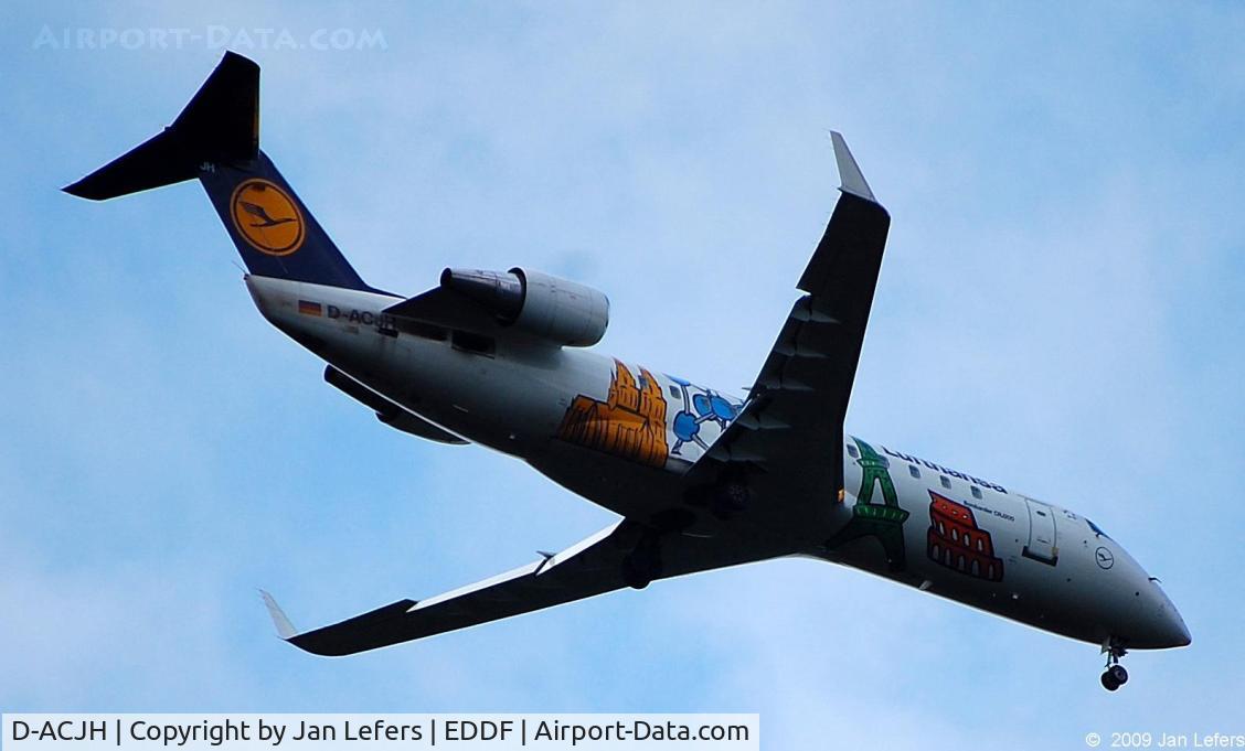 D-ACJH, 1998 Canadair CRJ-200LR (CL-600-2B19) C/N 7266, Lufthansa Canadair RJ100