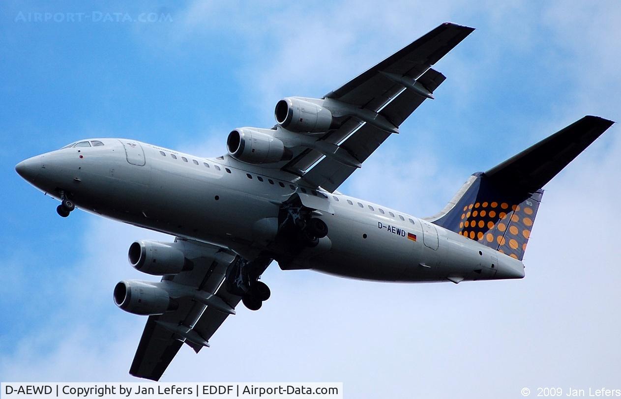 D-AEWD, 1987 British Aerospace BAe.146-200 C/N E2069, Eurowings BAe 146-200