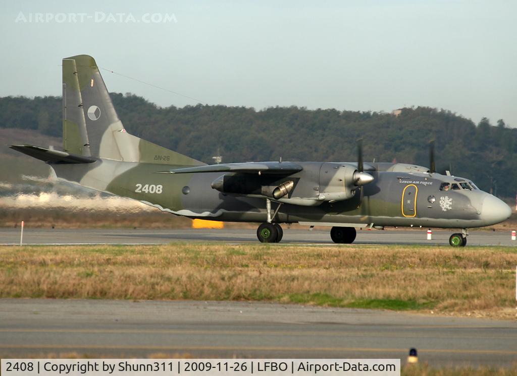 2408, Antonov An-26 C/N 12408, Taxiing at the old terminal...