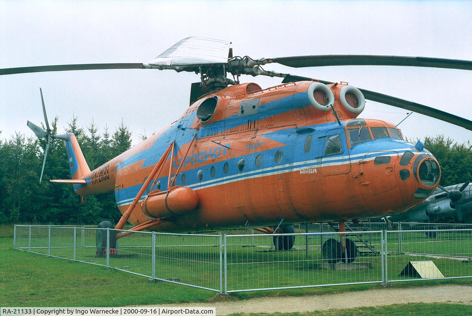 RA-21133, 1971 Mil Mi-6A C/N 715309, Mil Mi-6A HOOK of Aeroflot at the Flugausstellung Junior, Hermeskeil