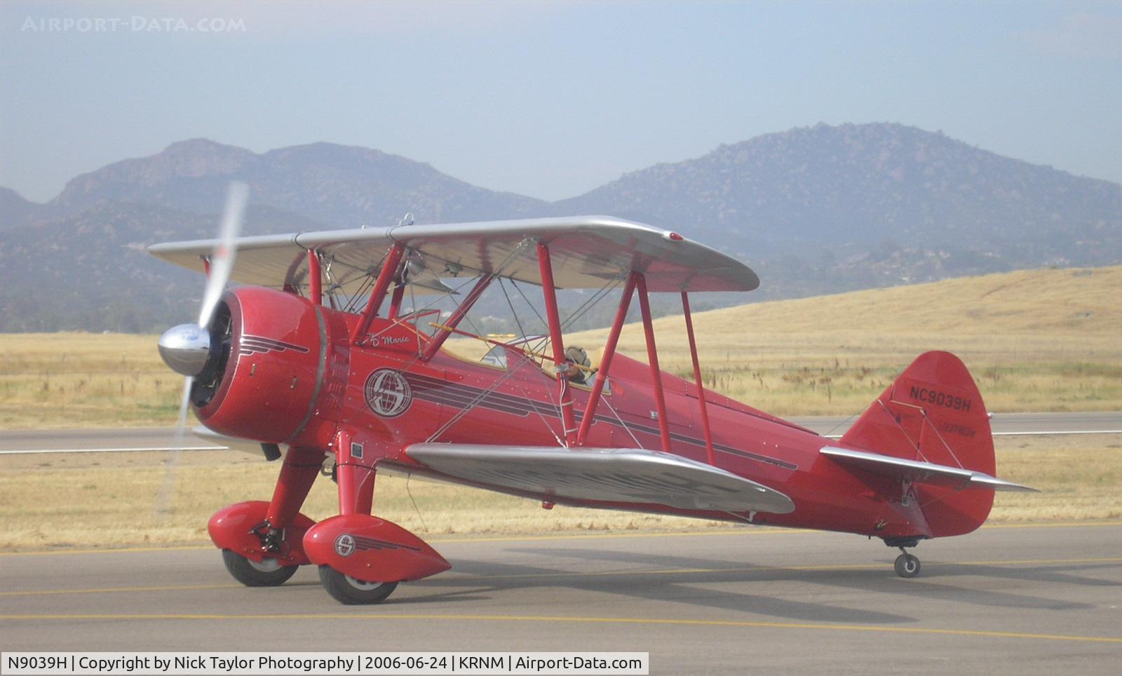 N9039H, 1941 Boeing B75N1 C/N 75-6801, Ramona Air Fair 06'