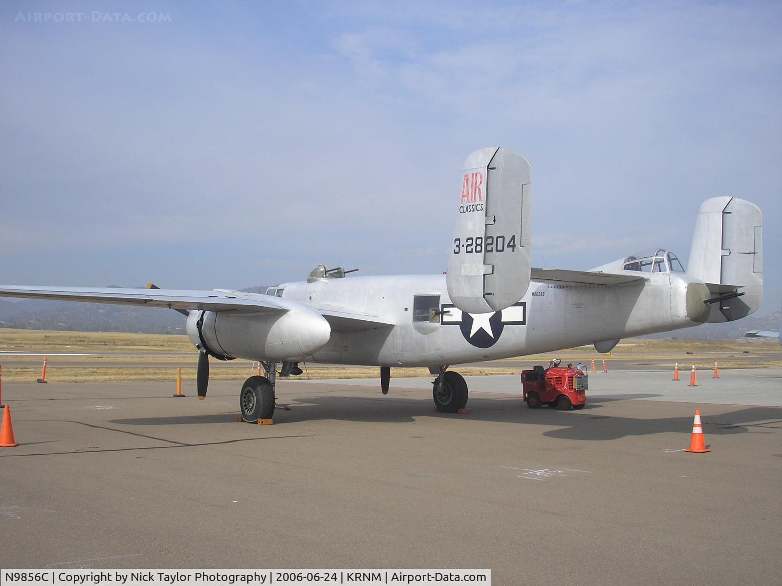 N9856C, 1943 North American TB-25N Mitchell C/N 108-35217, Ramona Air Fair 06'